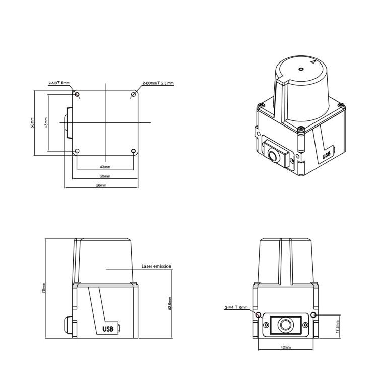 Data Measurement Zone Detection Switch Sensor Safety Laser Scanner