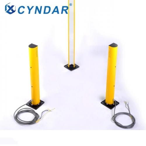 Safety Light Curtain Mirror Column Equipment Column In The Area Around The Dangerous Point